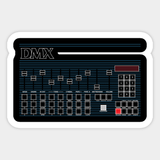 Oberheim DMX Vintage Drum Machine Sticker